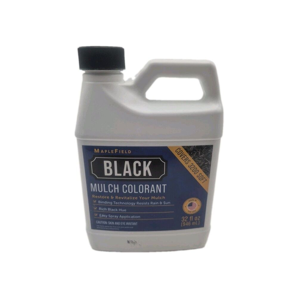 32oz Black Mulch Dye to Revive Your Landscape - Ultra Concentrated Mulch Dye